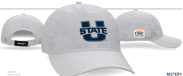 Utah State First Responders Bowl White Cap